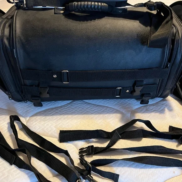 Black Skull Design Men's Bag